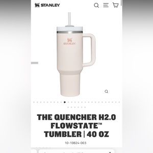 BRAND NEW UNOPENED STANLEY CUP 40oz - Rose Quartz